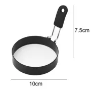 Anti-Scald Egg Fried Ring Professional Stainless Steel Nonstick round Pancake Mo