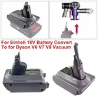 Adapter For Makita Milwaukee Ryobi Bosch 18V Battery Convert To Dyson V6 V7 V8
