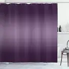 Ombre Shower Curtain Modern Hollywood Print for Bathroom