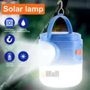 Mejor Luces de Camping USB Recargable Luz Solar Lampara Emergencia Linterna LED