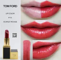 在飛比找Yahoo!奇摩拍賣優惠-TOM FORD 黑管唇膏 16 SCARLET ROUGE