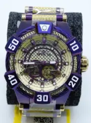 Invicta Bolt 40190 Automatic Glass Fiber Purple, Gold Men's 52mm Watch - New