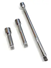 Snap On USA 3 Piece 1/2” Drive Knurled Socket Extension Set SXK3 SXK5 SXK11 NEW