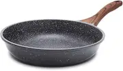 SENSARTE Non Stick Frying Pan Skillet, 24cm Swiss Granite Coating Omelette Pan, Healthy Stone Cookware Chef's Pan, Induction Compatible, PFOA Free