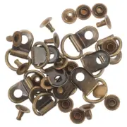 20 Pcs Metal Shoelace Hooks Boot Eyelet Repair Parts Repairing Accessories