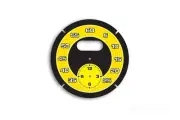 Porsche Sport Chrono Clock Dial Replacement Gauge Face 992 Style Yellow Ring