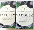 Lot of 2 Bars Yardley London Activated Charcoal Moisturizing Bath Soap 4.25oz Ea