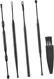 1Set Ear Cleaning Spiral Ergonomic Ear Wax Remover Kit Durable Tools for Safe and Ear Care Skid Design for Family Use