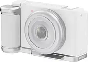 NEEWER ZV-1F ZV-1 II L Plate Compatible with Sony, Metal L Bracket with White Leather Grip, 1/4" Threads, Arca Base for Vertical Mounting, Compatible with SmallRig NEEWER Accessories, CA030W Silver