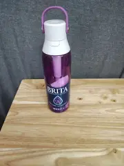 NEW BRITA Premium Filtering Water Bottle with Filter, BPA-Free, Pink 26 oz