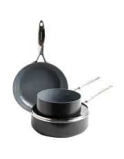[GreenPan] Valencia Cookware Set 3 Piece in Black