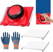 Paint Edger - Ceiling Paint Edger - Professional Cutting in Tools with 2 Replacement Pads, Baseboard Painting Brush for Home Interior Walls