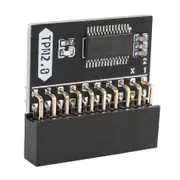 LPC 20Pin Protection Module for TPM-L R2.0/ -TPM2.0 Compatible Trust Platform Module 20-Pin 20-1 L2P7 black