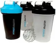 3X Gym Protein Supplement Drink Blender Mixer Shaker Shake Ball Bottle 500ml