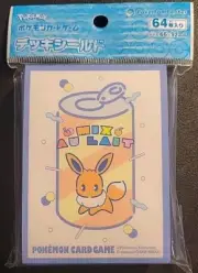 NEW OFFICIAL POKEMON CENTER JAPANESE EEVEE MIX AU LAIT DECK SLEEVES 64 CT