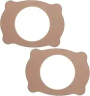 STOBAZA 1 Pair Speaker Spacer Rings: Wood Tweeter Gasket - 6.5 Inch Speakers Adapters - Vehicle Interior Accessories for Men Women