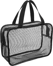 LOEFLIFA Mesh Shower Bag Portable Organizer Pouch for Travel Gym Camping Mesh Design for Comfortable Showers Multi-functional Bath Bag for Men Women for Outdoor Use