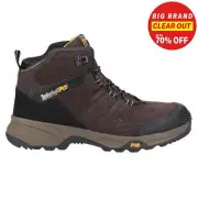 Timberland Pro Switchback Mens Leather Work Safety Boots Dark Brown