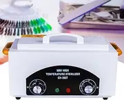 Lrqmte Autoclave Sterilizer, Manicure Steriliser for Nail Tools Adjustable, High-Temperature Nail Tool Steriliser for Salons, Heat Steriliser for Nail Cleaner Tool 300W