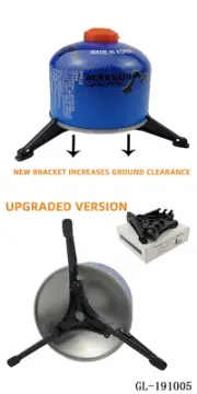 NEW Camping Equipment Collapsible Tripod Gas Base Tank Universal Non Slip Holder
