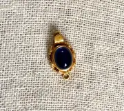 18 kt Gold AAA Gem Quality Oval Shaped Teal Blue Apatite Single Strand Box Clasp