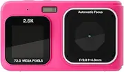 Anlayliay Kids Mini Digital Camera 2.5K HD 72MP Dual Screen High-Definition Pixel Camera 16X Zoom Monocular Cameras with MP3 E
