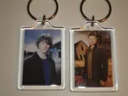 Supernatural Keyring Jared Padalecki & Jensen Ackles CLOSE UPS!