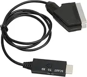 SCART to HDMI Converter, 1080p Video Adapter Cable Converter Adapter Cable USB Powered, DC5V Supports 1080p 60Hz, 720p 60Hz