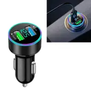 Digital Voltmeter Dual Ports 3.1A USB Car Cigarette Adapter Charger