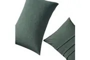 Set of 2 100% Jersey Cotton Soft Breathable Stretchy Standard Pillowcase - Forest Green