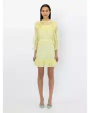 BNWT ALICE MCCALL LEMON LOVE MY WAY MINI DRESS - SIZE 6 AU/2 US (RRP $360)