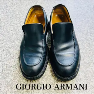 GIORGIO ARMANI 商務皮鞋 懶人鞋 喬治亞曼尼