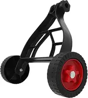 String Trimmer Support Wheel, Adjustable Support Wheels Attachment with 4.7 Wheels, Universal Fit for 0.98-1.1 Lawn Trimmer Electric Brushcutter Strimmer for Easy Push Weed