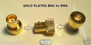 BNC Female To SMA Male Connector Antenna Adapter for Vertex Icom Kenwood Radio