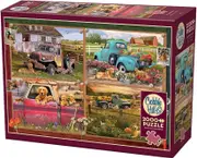 Cobble Hill Its A Dogs Life Jigsaw Puzzle incl Poster 2000 Pieces (COB49018)