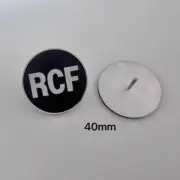 1PCS New RCF Logo Badge Aluminum Replacement Piece 40mm