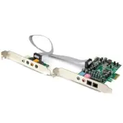 Startech PEXSOUND7CH 7.1 Channel Sound Card PCIE Express 24-bit 192 KHz Surround