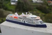 Rare Quark Expeditions' Ocean Explorer Cruise Ship Model 1:345
