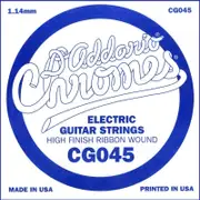D'Addario CG045 Flat Wound Electric Guitar Single String, .045