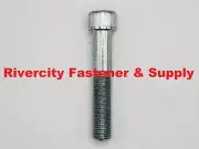 (1) 7/16-20 x 2-1/2 Socket Allen Head Cap Screws Zinc Plated 7/16 x 2.5