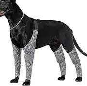 Dog Leg - Soft Protective Elbow Braces - Waterproof Dog Support Brace, Front & Back Legs Sleeves, Anti-Dirty Dog Sleeves to Prevent Licking for Bandages, Wounds