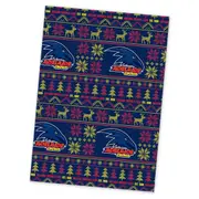 Adelaide Crows AFL Xmas Team Logo Wrapping Paper Giftwrap