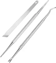 Professional Manicure Tools Set Nail Kit Stainless Steel Cuticle Fork Peeler Dead Skin Remover