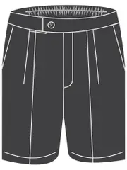 Mid Grey Melange Shorts Snr