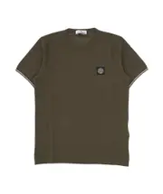 Stone Island Junior Logo Patch T-Shirt 8Y,6Y,4Y,14Y,12Y,10Y military green