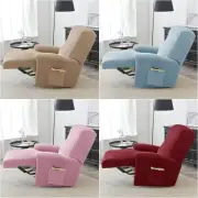 4Pcs Velvet Split Recliner SofaArmchair Cover Elastic Chair Cover Sofa Protector