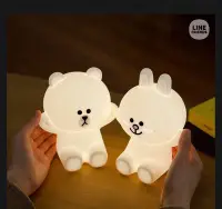 在飛比找Yahoo!奇摩拍賣優惠-正版 正品 Line friends hug me 夜燈 熊