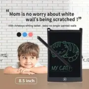 New Kids Learning Tablet Drawing Board Writing Pad W/ 1-Button Clear & Lock