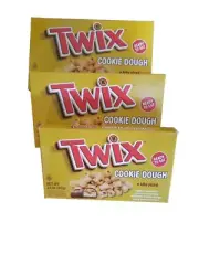 Twix Cookie Dough Bite Size Snacks 3.1 oz each 3 Boxes