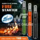 Flint Rod Camping Hiking Outdoor Survival Fire Starter Lighter Steel Stick AU